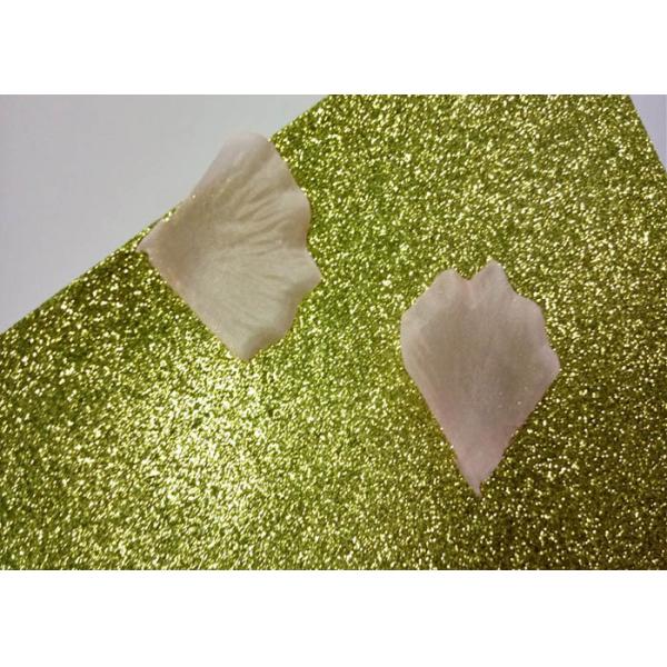 JC 1.38 Meter Width PU Leather Gold Glitter Fabric Decoration KTV Living Room