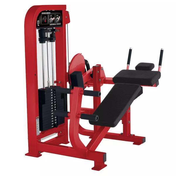 Bodybuilding Abs Machining Abdominal Exercise Machine with Weight Stack Pin Loaded