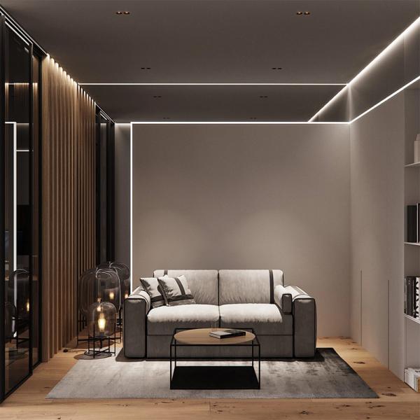 Anodized Small Extrusion Led Strip Aluminium Channel 6063 For Led Strip Lighting