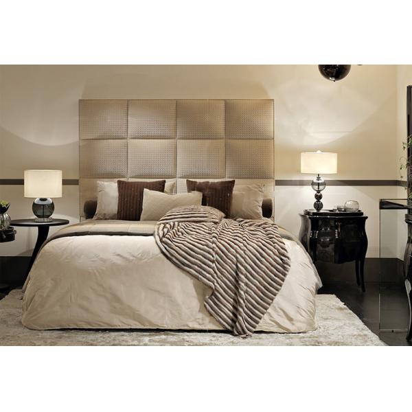 1.5x2.2m Modern Velvet Bed , Rose Gold Luxury Double Bunk Beds