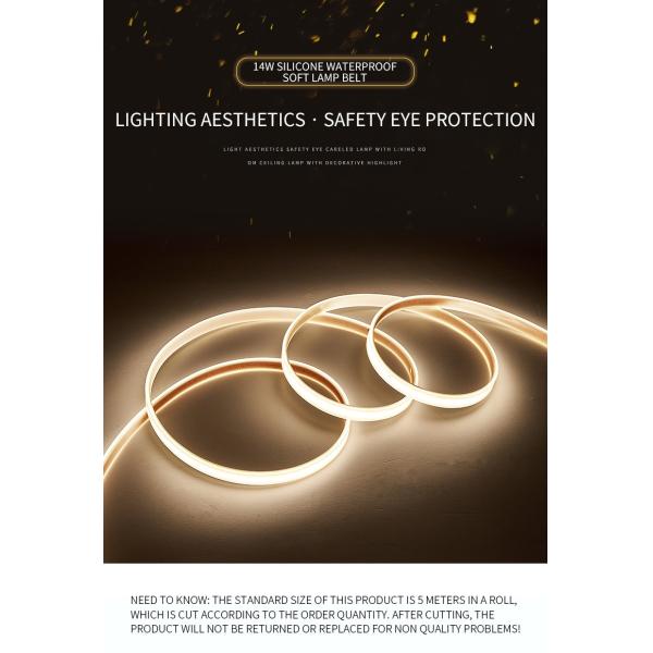Waterproof 24V 12V 2700K 4000K COB LED Strip Light
