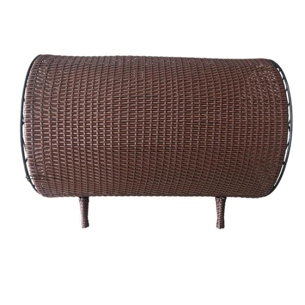 CE BSCI Rattan Pet With Cushion Flat Round Rattan For Cat Dog Pet House Kennel Outdoor Furniture