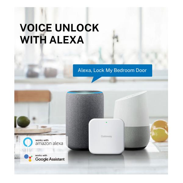 Замок умной электрической ручки деревянный для жилого