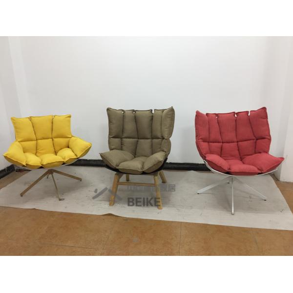 Hot Selling New Danish Style Replica Modern Husk Chair with Wooden Legs