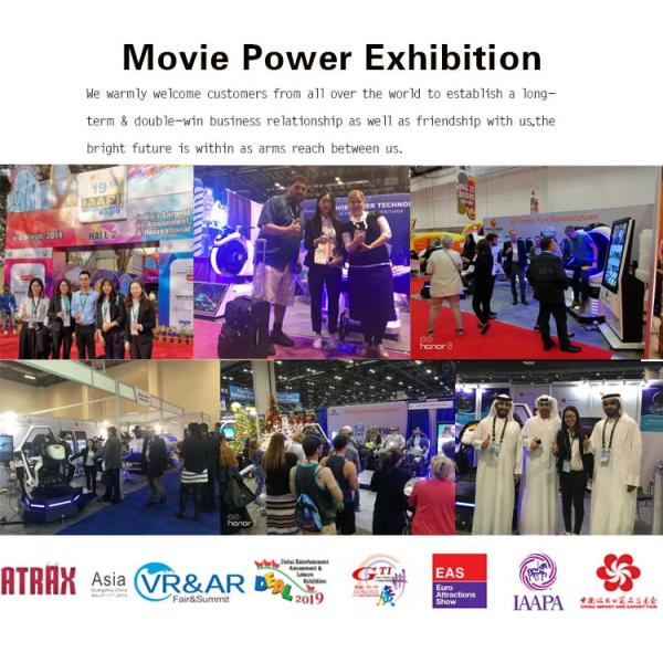 Оборудование кино кинотеатра DOF 7D управлением 3 безопасности гидравлическое с имитатором