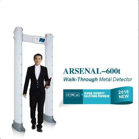 Multi - Zone Walk Through Metal Detector Waterproof 2000 x 720mm For Conference