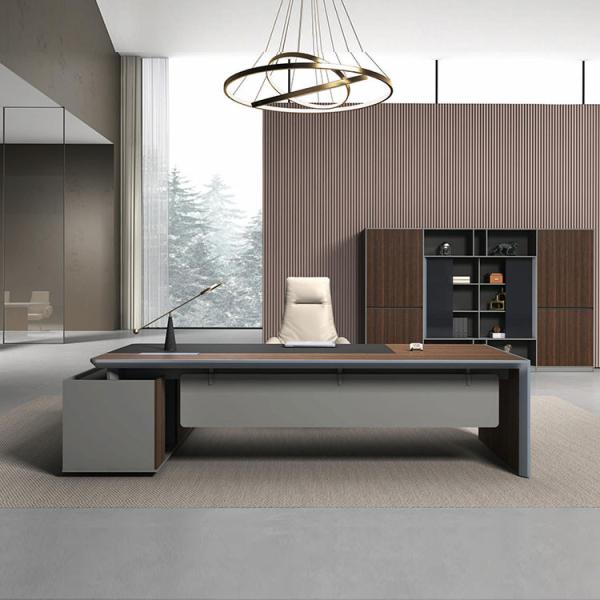 Столы административного офиса толщины 50мм деревянные классические и элегантные