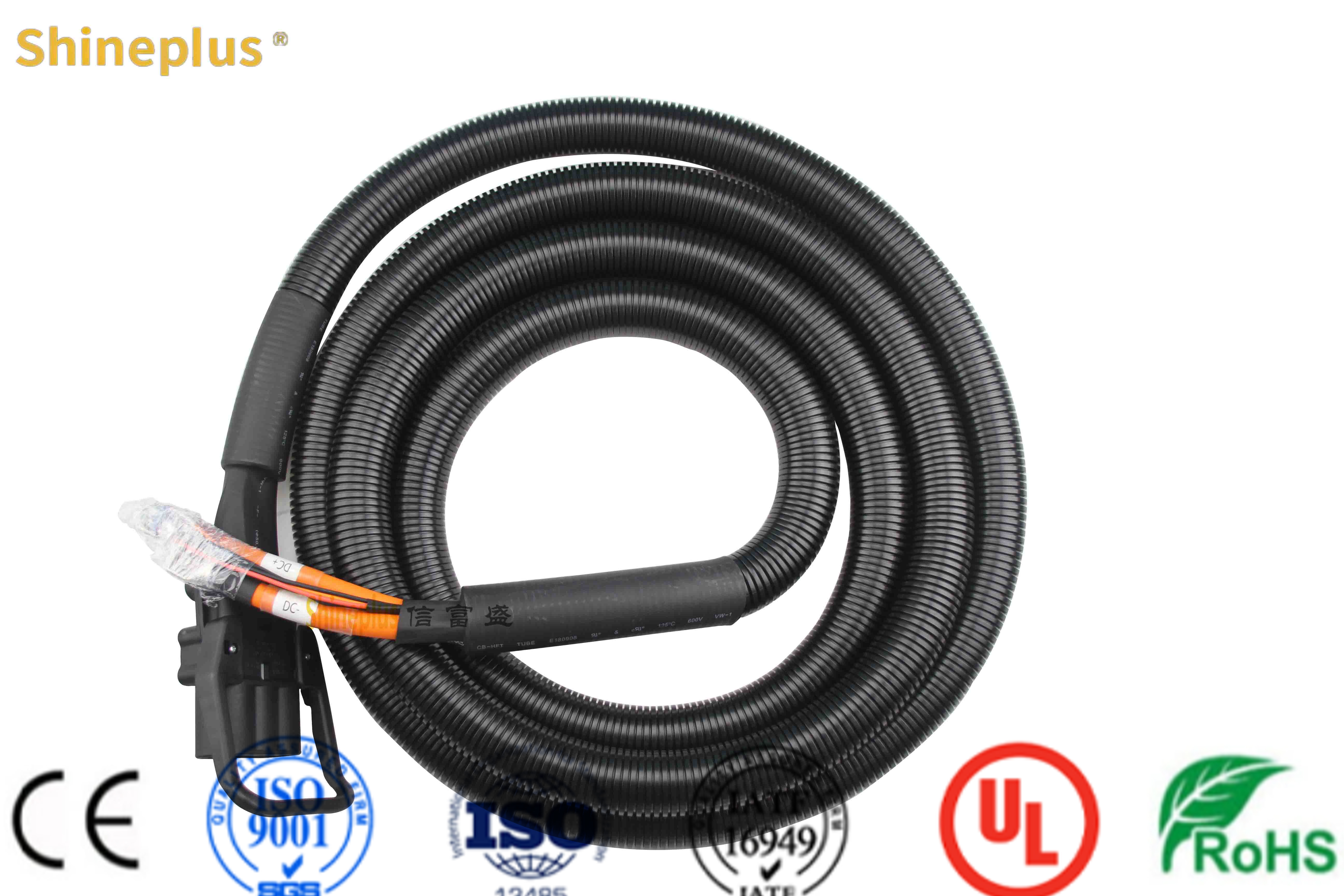 1500V 320A IP67 Waterproof Electric Forklift Charging Cable - Universal Charging Harness for Forklifts and Multi-Purpose Vehicles