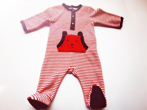 Cotton Cute Rompers For Baby Boy Reactive Print Jersey Pyjama