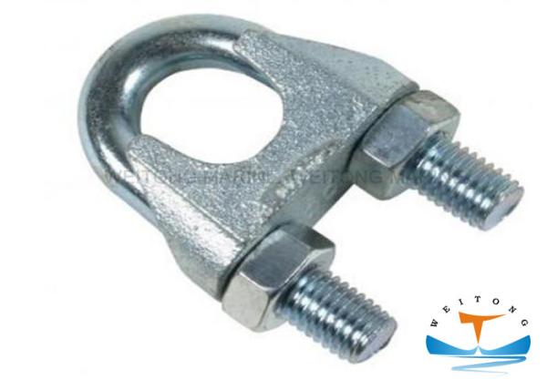 Polished Rigging Lifting Equipment SS304 / 316 JIS Type Heavy Duty Wire Rope Clip