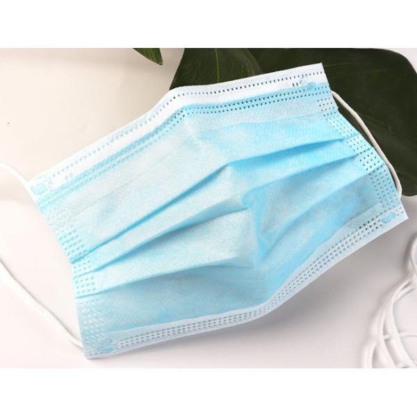 Disposable Filter Soft Mouth Cover , Anti Virus 3 Ply Protection Face Mask