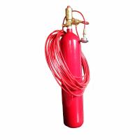 Tubo automático de detección de incendios cilindro rojo para una protección superior