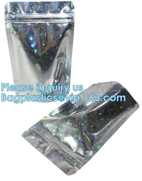 Foil Mylar Bags, Foil Pouch Bags, Multifunctional storage bags, Reusable, Recyclable, Resealable
