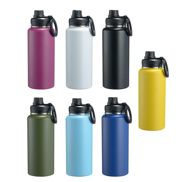 17 Oz Kids Insulated Water Bottle For School With Leakproof Spout Lid And Cute Waterproof Stickers, Personalized Stainless Steel Thermos Flask Metal Water Bottle For Girls & Boys