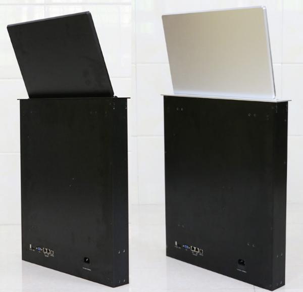 Ultra - Thin Electric LCD Monitor Lift For Conference Room Interior Fit Out