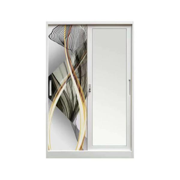 Customization Modern Two Door Metal Closet Clothing Storage Closet Anti Corrosion