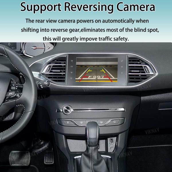 Boîtier d'interface Linux Viknav pour Peugeot 208 2008 308 408 508 2014-2016