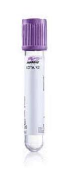 Purple Cap Disposable Blood Collection Tube CE Approved EDTA K2 K3