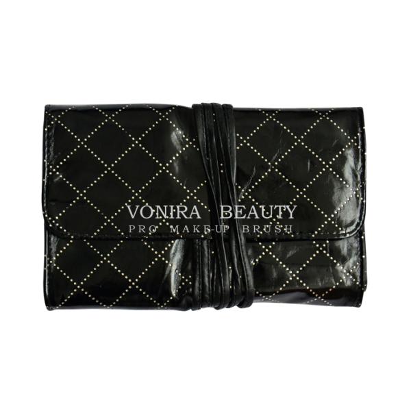 Окончательный мешок чесального валка макияжа 43 слотов профессиональный с сумкой держателя ручки ремня пояса