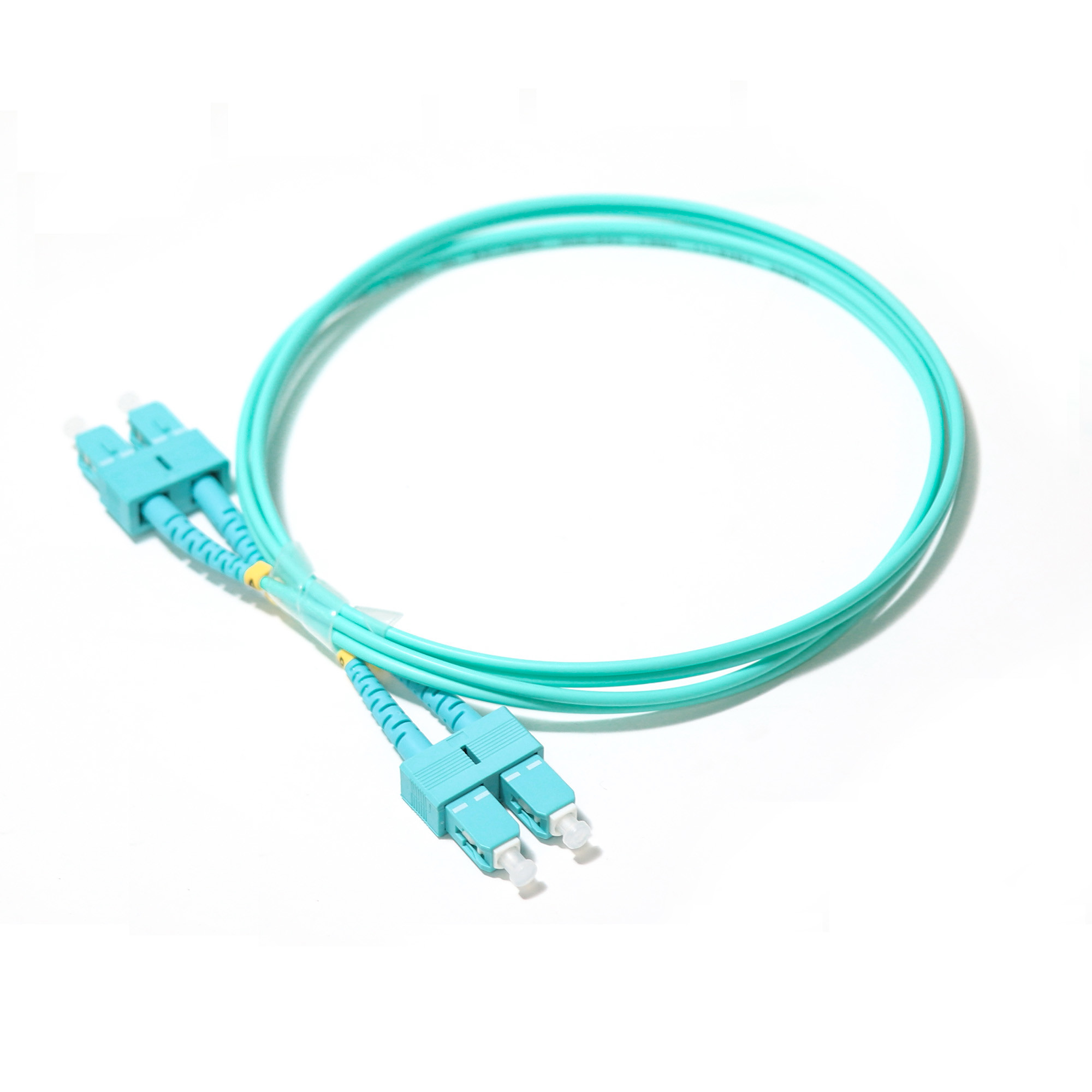 Двухшпиндельная мультимодная куртка 3.0mm OM3 гибкого провода SU-UPC Ject 50 волокна Wathet/125um LSZH