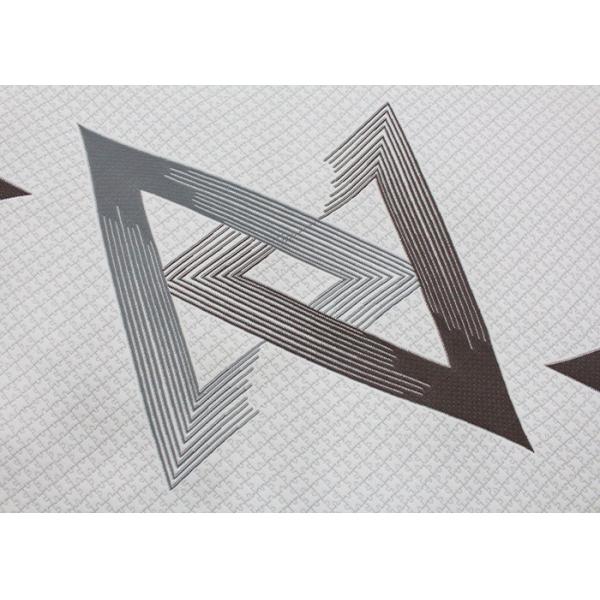 Breathable Knitted Polyester Fabric 230CM Jacquard Mattress Fabric