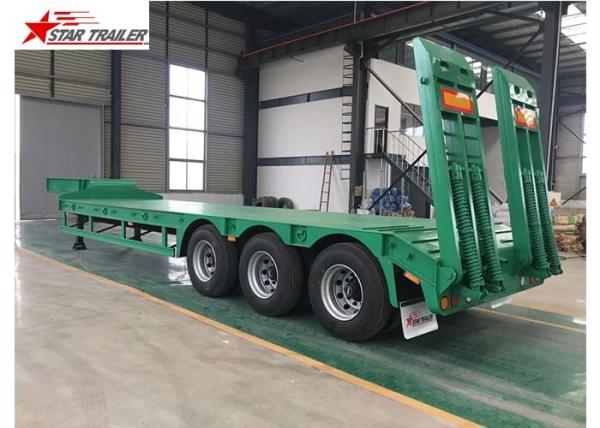 Q345B Steel Frame Heavy Transport Trailer For Heavy Transportation