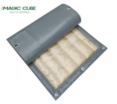 Polyester Wool Outdoor Sound Absorbing Blankets Stc 27dB For Highway