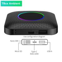 CPC200-Tbox Ambient 4+64gb Ai Box SDM660 Adaptateur sans fil Carplay Android Dongle automatique
