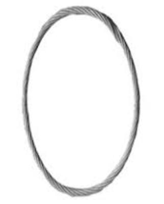 o estilingue infinito da corda de fio de 15mm, 5:1 cabografa o estilingue colocado do ilhó
