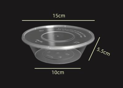 Couche UV Contenants alimentaires en plastique jetables Box de sécurité au micro-ondes et au congélateur