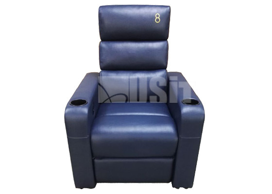 Кресла Реклинер театра кино общественной мебели реальные кожаные