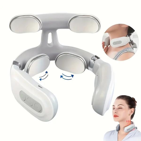 5KG Customized Home Travel Neck Protector Massager with Intelligent Heating and Pulse