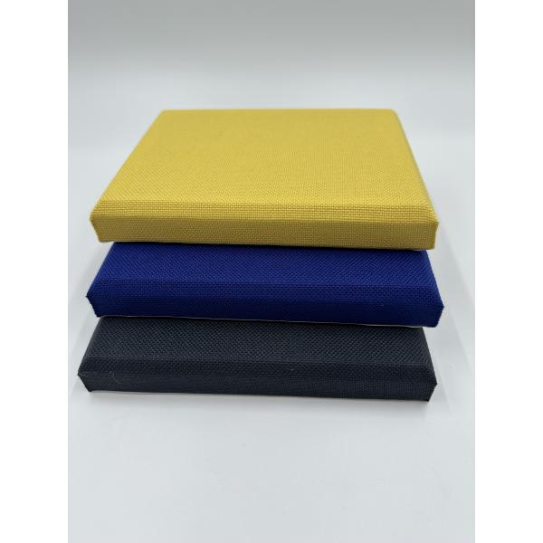 50mm Fabric Wrapped Acoustic Wall Panel Back Glue Fiberglass Sound Absorbing Board