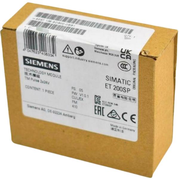 SIEMENS 6ES7138-6DB00-0BB1 SIMATIC ET 200SP, TM PULSE 2X24V PWM И PULSE OUTPUT 2 CANALS 2 A для пропорциональных клапанов