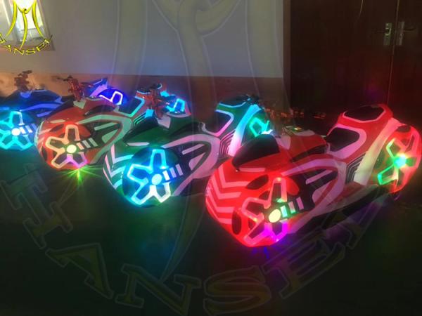 Hansel theme park motorcycle electric motorbike rides walking motor amusement park rides for sale