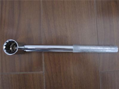 Heavy Duty Chrome Scaffold Spanner Tool , Double Sided Ratchet Scaffold Wrench
