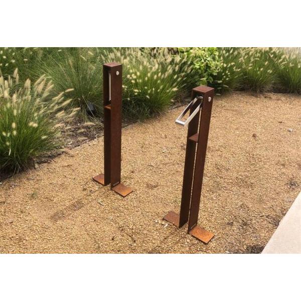 Шкаф велосипеда Corten на открытом воздухе стойки цикла Guardia металла уличной мебели стальной