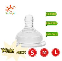 Tête en silicone pour bébé en forme ronde emballée individuellement