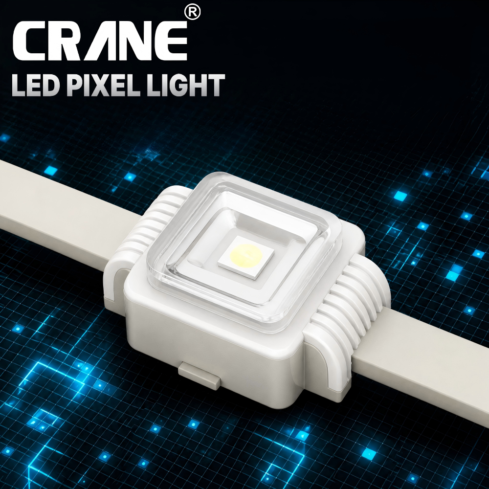 Ultra Thin 13mm Square LED Pixel Lights 0.3W DC5V Aluminum Channel For Ceiling Edge Decoration
