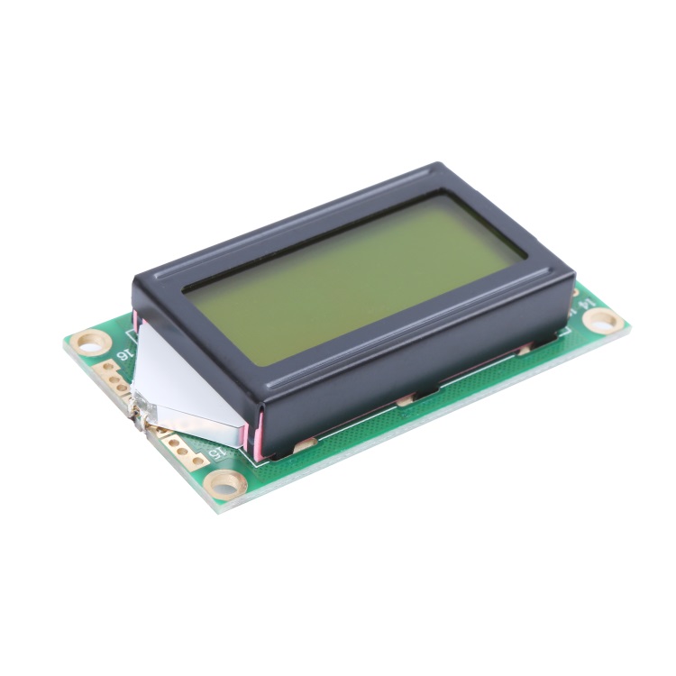 Character 8x2 LCD Display Mono LCM Liquid Crystal Module With AIP31066 Driver IC