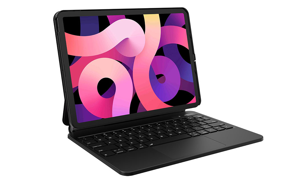 Laudtec OEM USB-C Detachable Ultra Thin RGB Backlit Magic Keyboard Cases for iPad 2Nd Gen Magic Keyboards Wireless PBK351