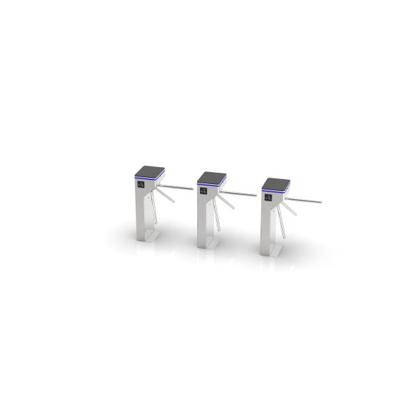Security Access Control System RS485 Communication Interface Stainless Steel Barrier Gate Automatic Tripod Turnstile