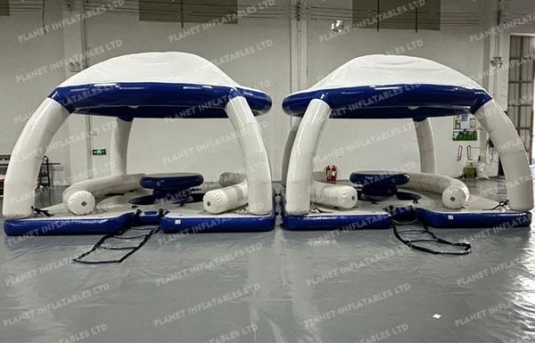 Summer Popular Wholesale Water Platform Floating Tent Dock Island Inflatable Dock for Party