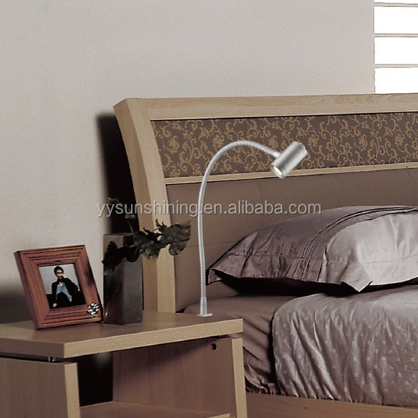 3W Headboard Reading Light with On/Off Switch Flexible Wall Mount LED Lighting Solution