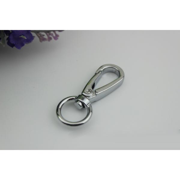Bag accessories promotional item stock hanging gunmetal color 13 mm snap hook clip swivel with polishing
