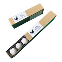 Papel Contenedores de huevos de codorniz de Pascua Cajas de cartón Caja de embalaje 3x4 bandeja biodegradable a medida