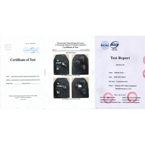 Military Police Protective Equipment Insert Protective Secutiry PE Bulletproof Plates NIJ III/IV