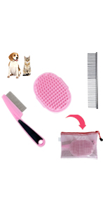 Dog Brush Grooming Kit 5 In 1 Shedding - Dog Grooming Dog Brush for Shedding Haired Dogs, Deshedder Brush for Dogs