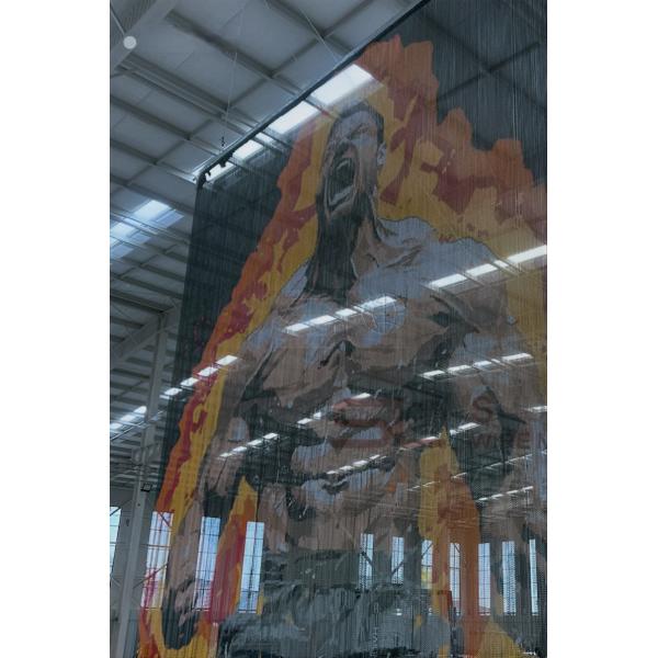 Strong and Durable Aluminium Chain Fly Screen Ideal for in Food Processing Plants