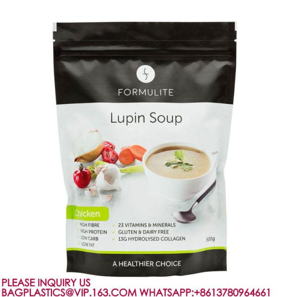 High Temperature Retort Bag, Retort Pouch Food Packaging, Stand Up Pouch Aluminium Bag